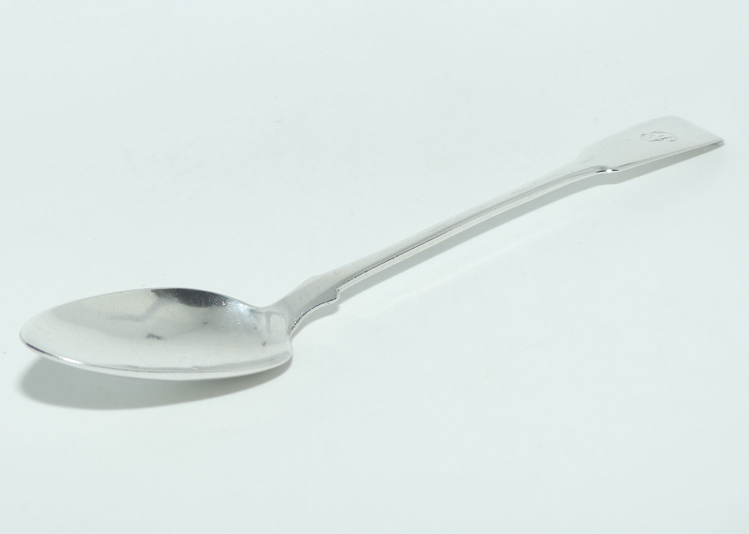 Georgian | Geo III | Sterling Silver Fiddle pattern basting spoon | London 1803 | Thomas Barker