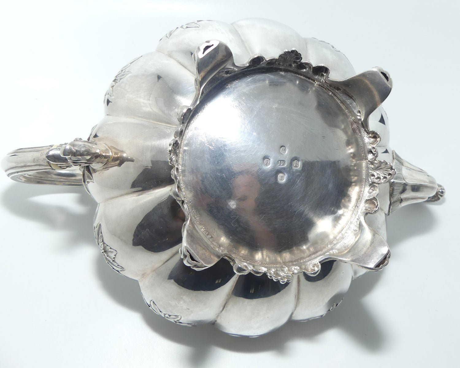 Early Victorian Irish Sterling Silver 3 piece tea service | Dublin 1839/40 | James Fray