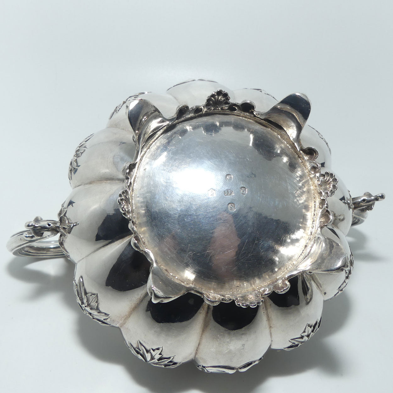 Early Victorian Irish Sterling Silver 3 piece tea service | Dublin 1839/40 | James Fray