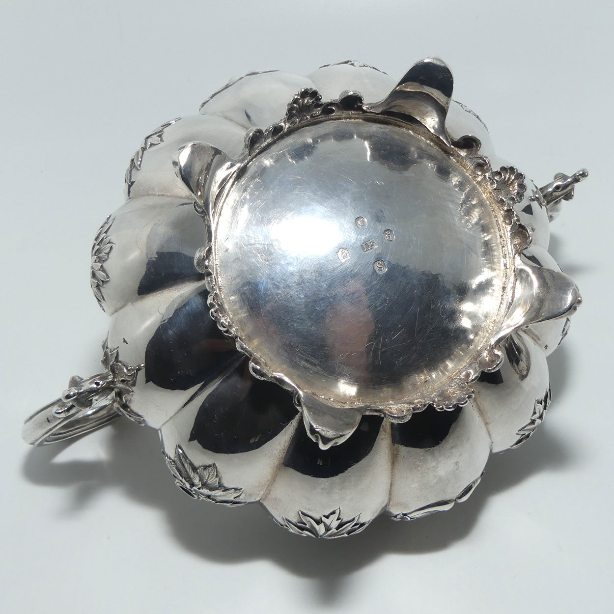 Early Victorian Irish Sterling Silver 3 piece tea service | Dublin 1839/40 | James Fray