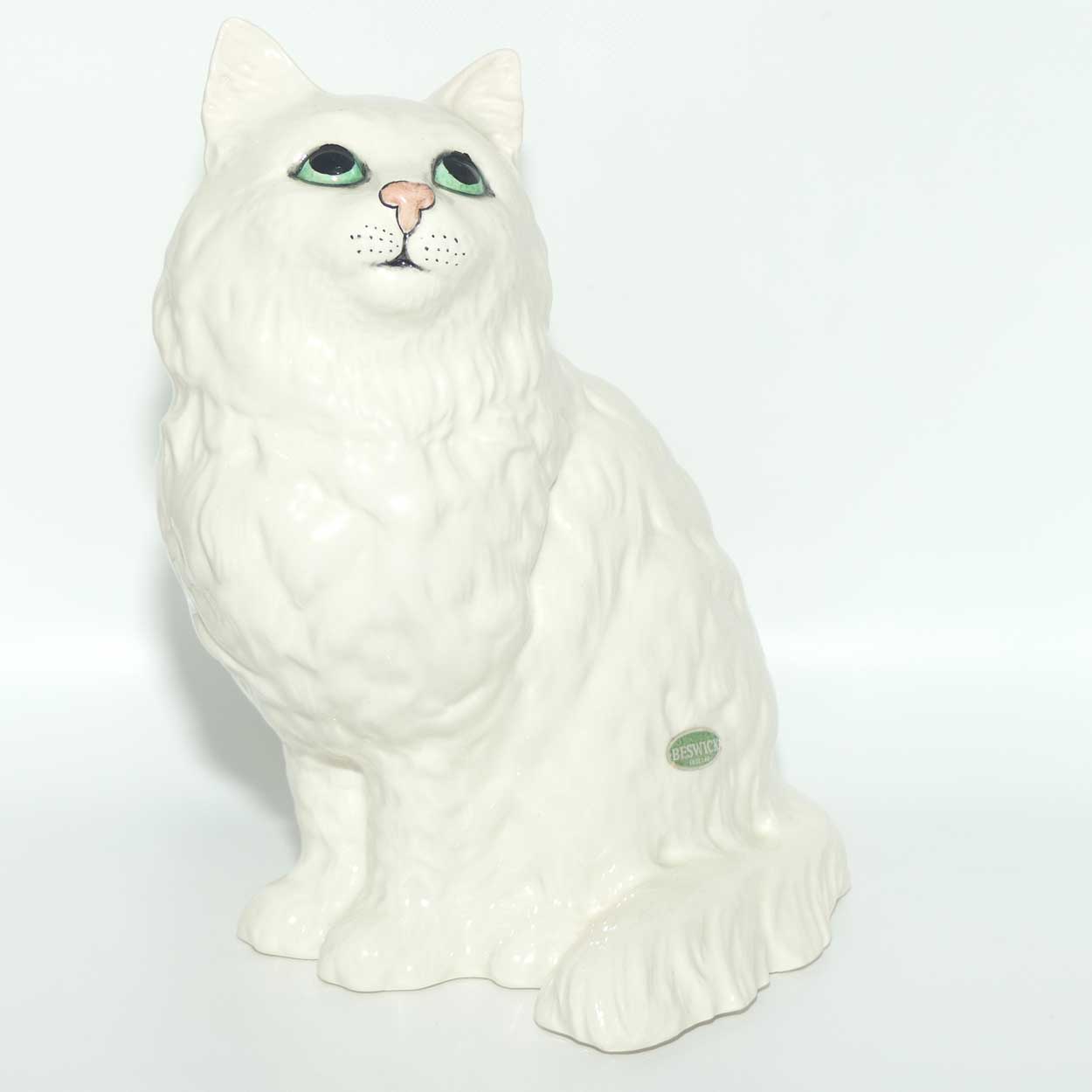 #1867 Beswick Persian Cat | Seated | Looking Up | #1