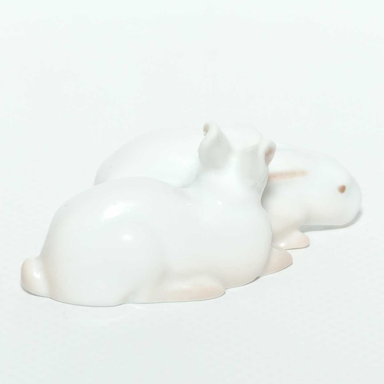 Bing and Grondahl figure 1875 | Pair of Rabbits | Tiny