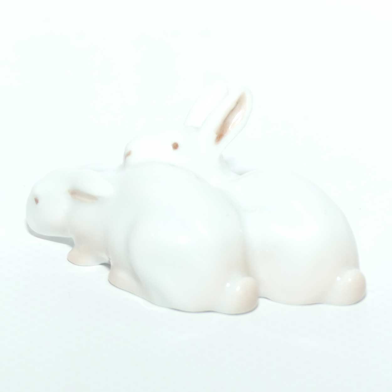 Bing and Grondahl figure 1875 | Pair of Rabbits | Tiny