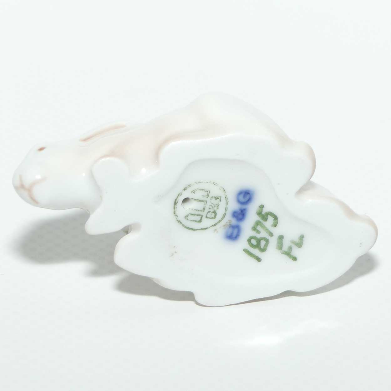 Bing and Grondahl figure 1875 | Pair of Rabbits | Tiny