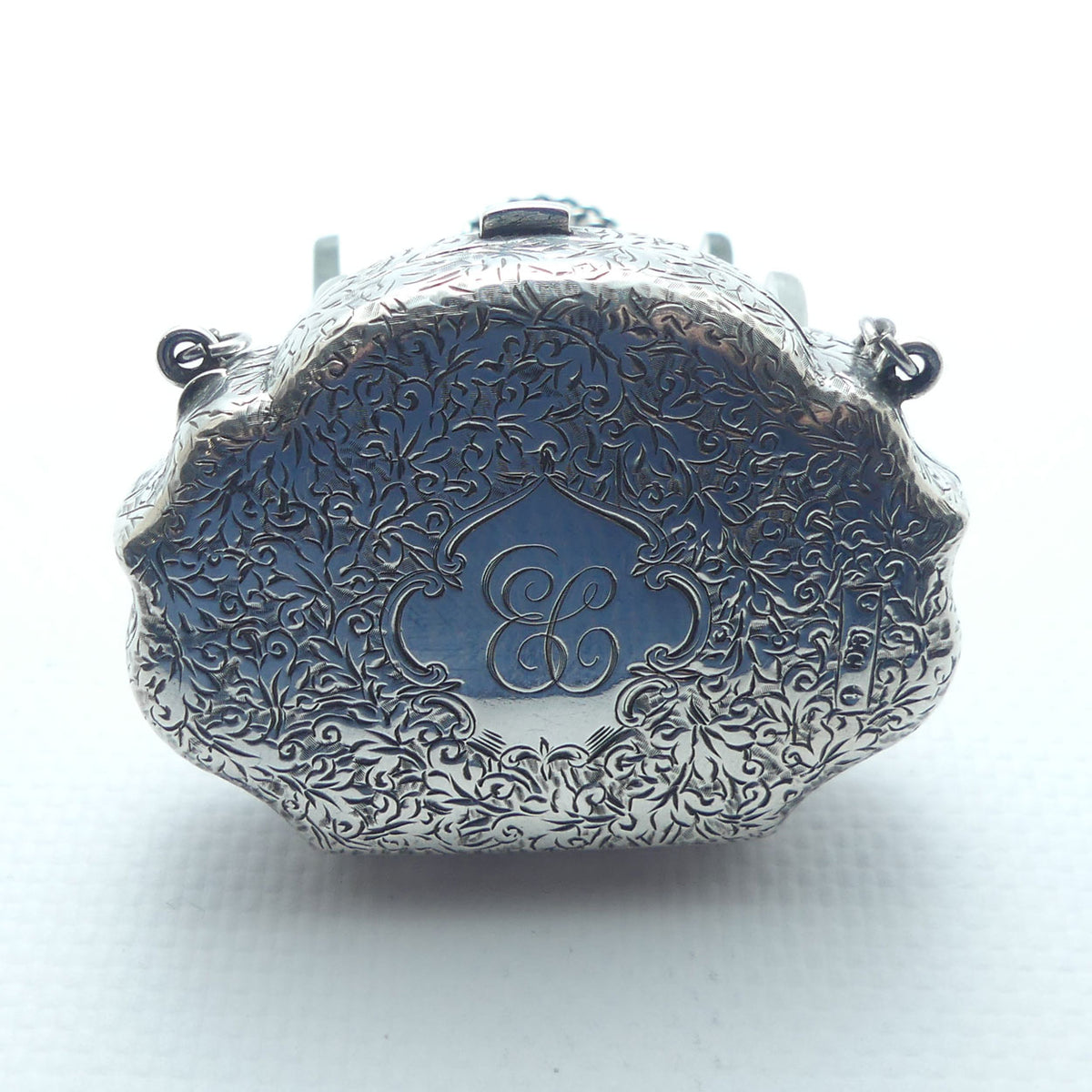 Victorian era Sterling Silver Ladies coin purse | Birmingham 1883