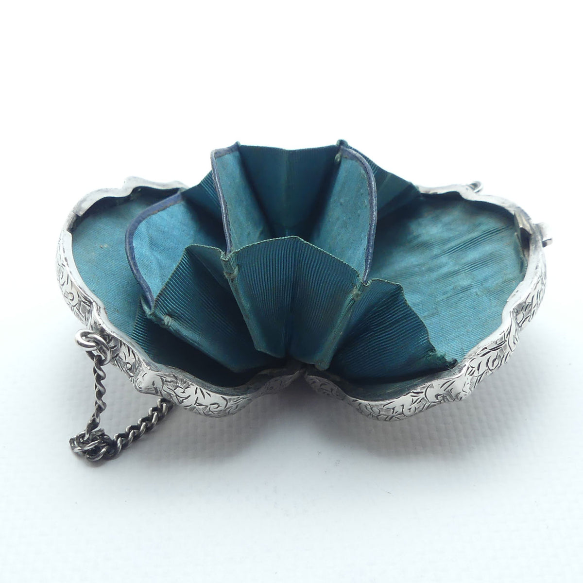 Victorian era Sterling Silver Ladies coin purse | Birmingham 1883
