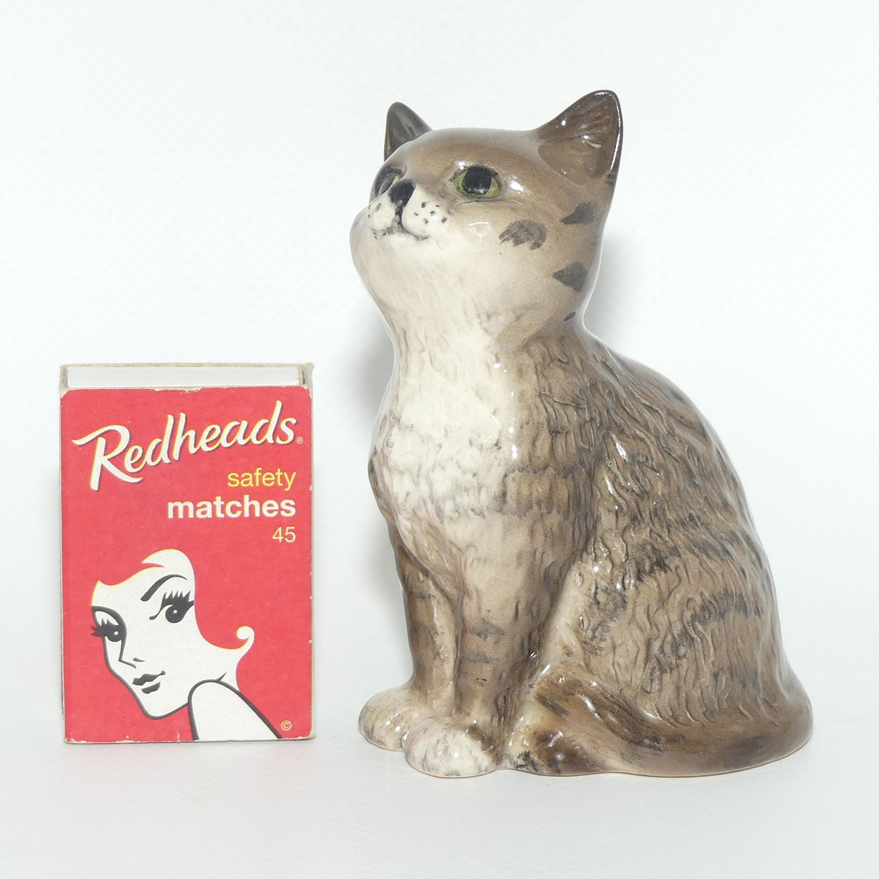 #1886 Beswick Persian Kitten | Grey