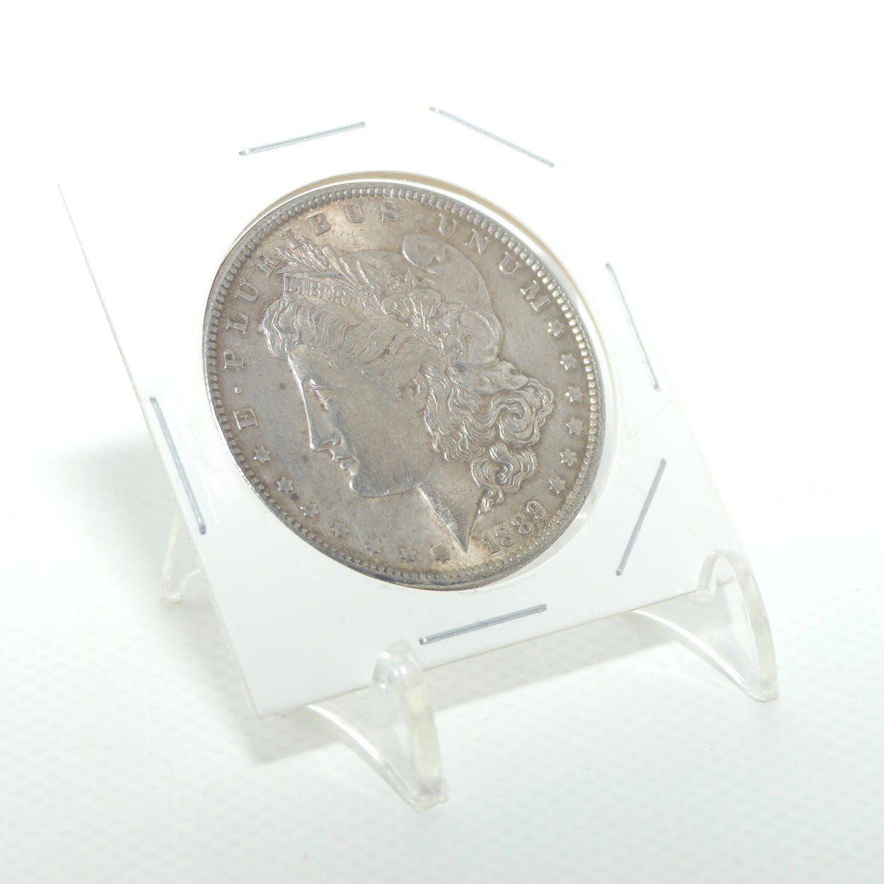 1889 US Morgan Silver Dollar | almost Extremely Fine