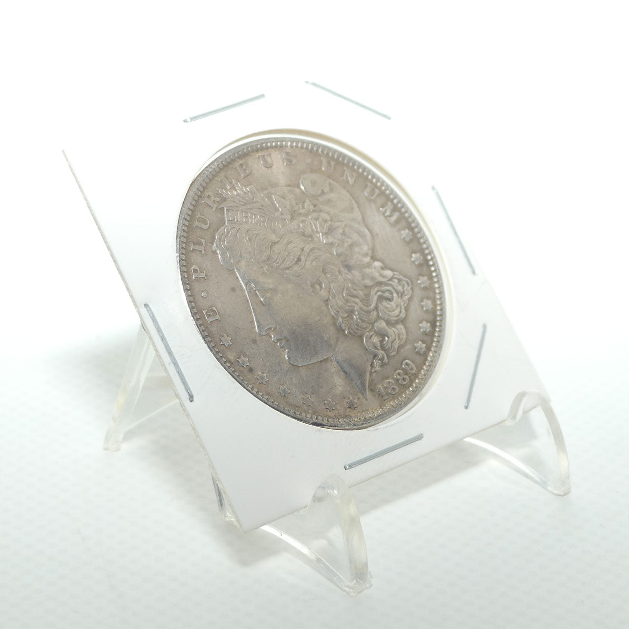 1889 US Morgan Silver Dollar | almost Extremely Fine