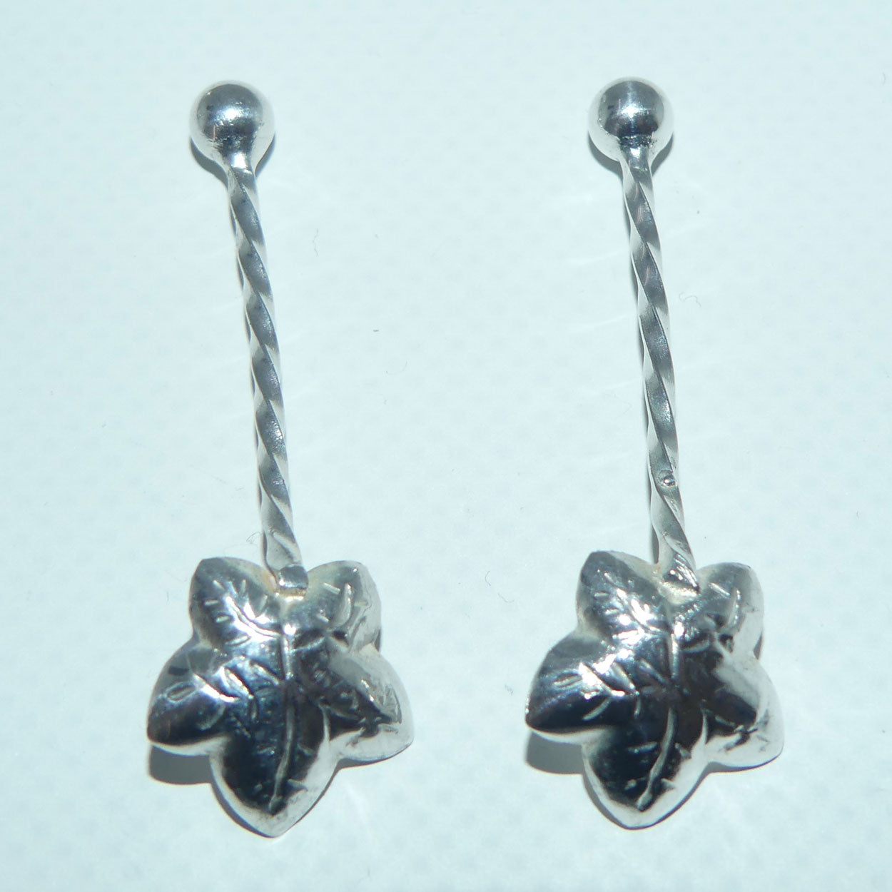 Victorian Sterling Silver pair of open salts + spoons | Birmingham 1891