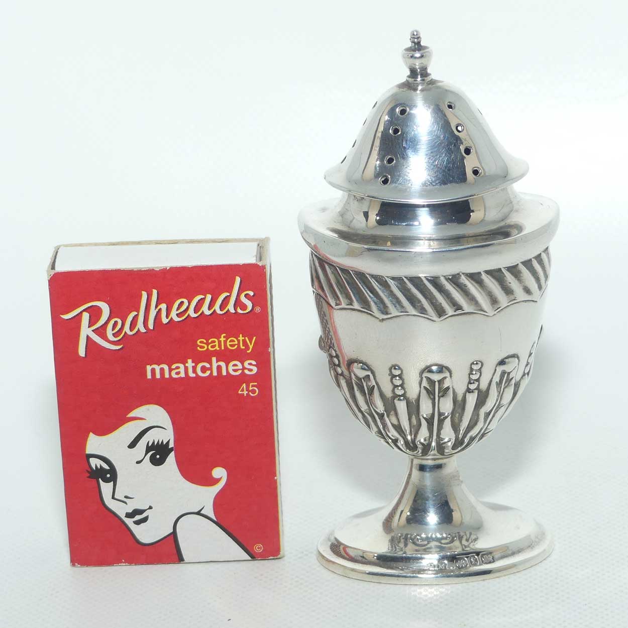 late Victorian era Sterling Silver pepperette | Birmingham 1893