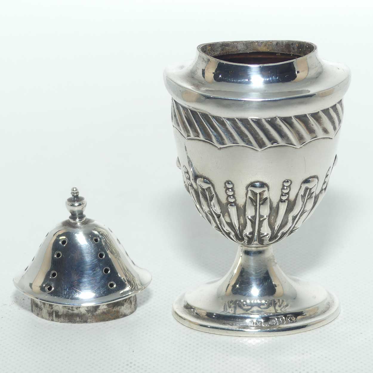 late Victorian era Sterling Silver pepperette | Birmingham 1893