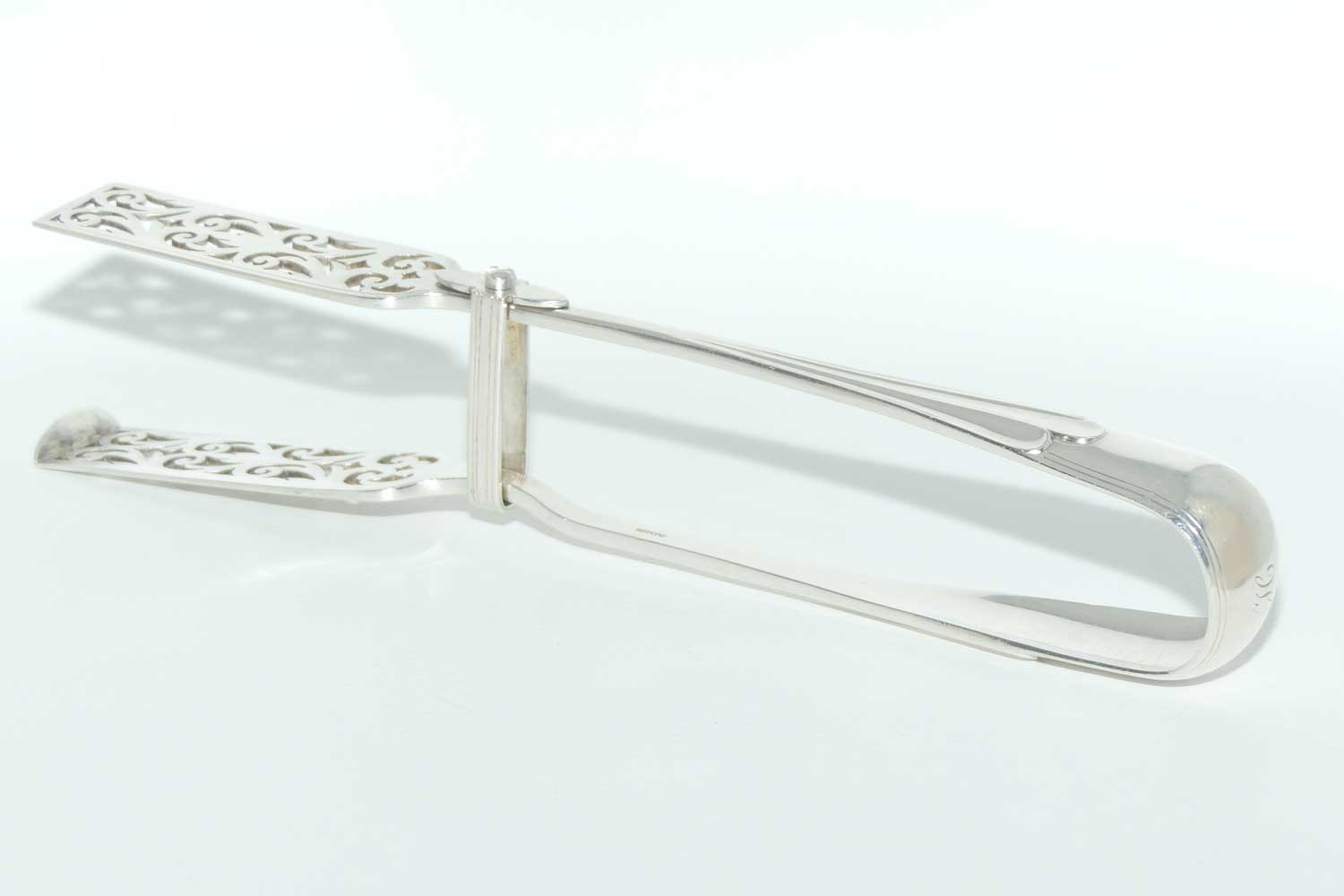 Victorian Sterling Silver Asparagus tongs | Birmingham 1895 | Elkington & Co | #2