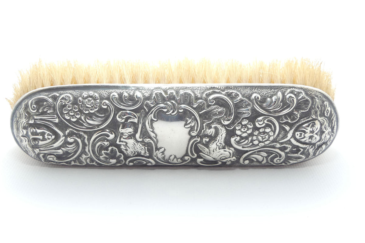 late Victorian era Sterling Silver clothes brush | London 1899 | William Comyns & Sons | Hardy Brothers