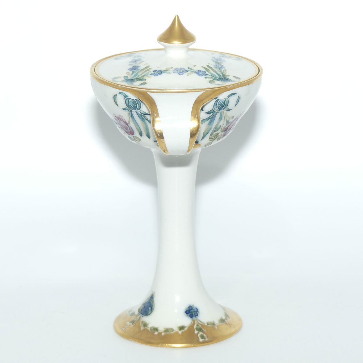 James MacIntyre & Co William Moorcroft 18th Century pattern lidded lolly jar