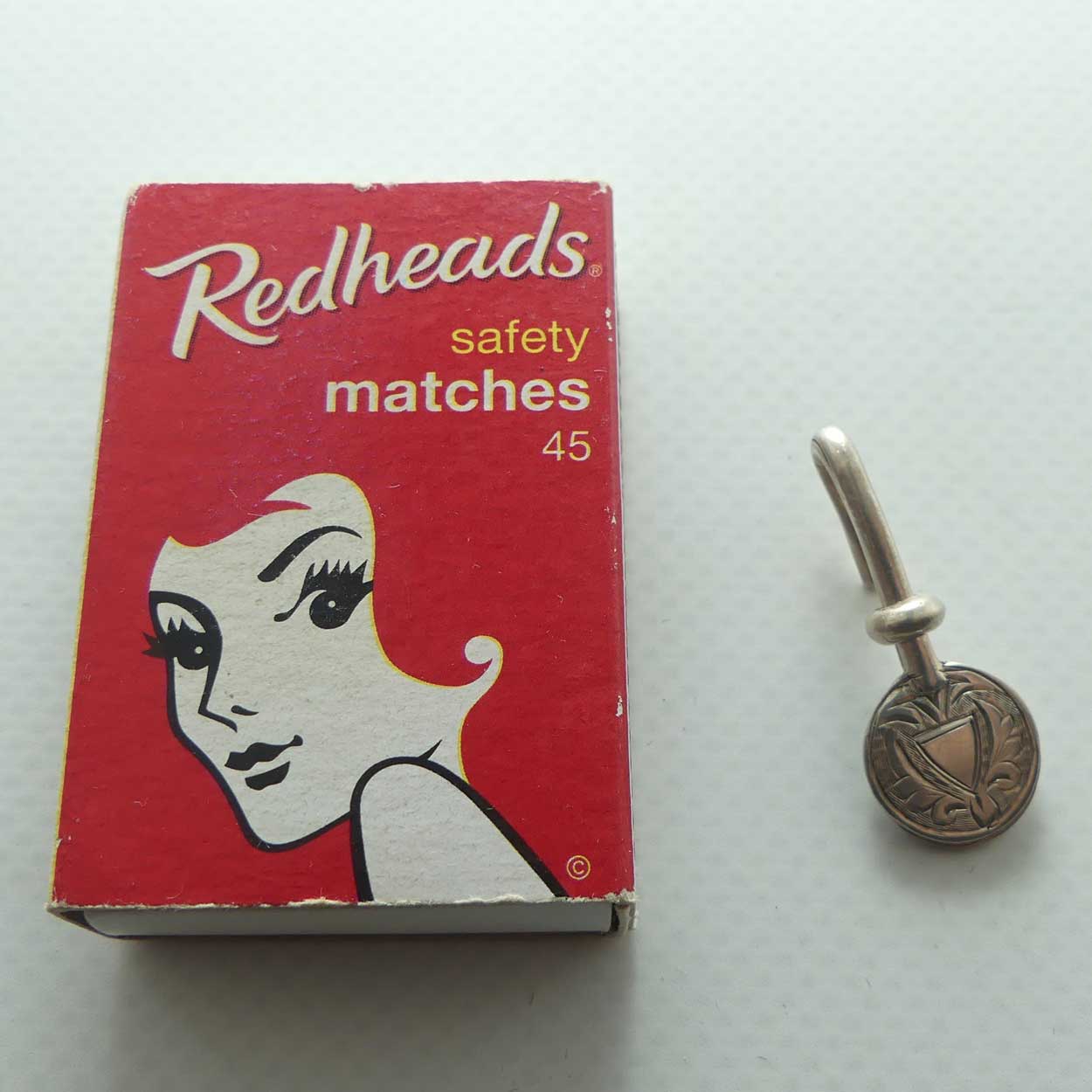 Edwardian era Sterling Silver Gentleman's napkin clip | Birmingham 1905