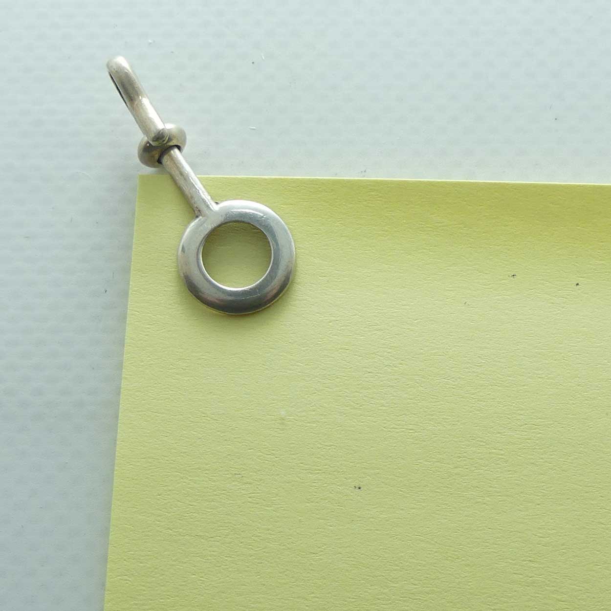 Edwardian era Sterling Silver Gentleman's napkin clip | Birmingham 1905