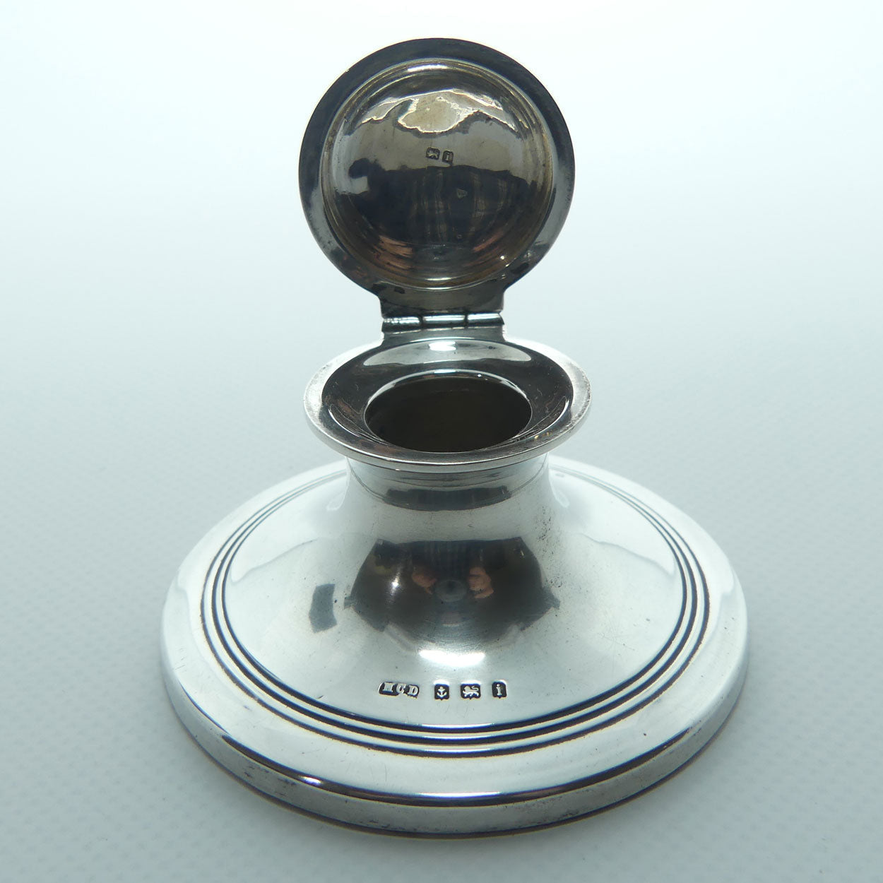 Sterling Silver Capstan style Inkwell | Birmingham 1908