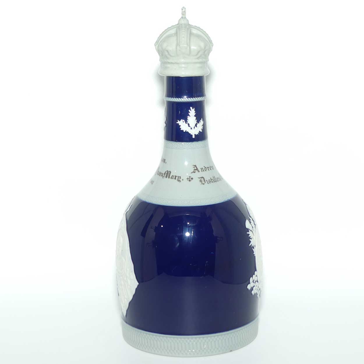 Copeland late Spode Royalty Commemorative decanter | Coronation of King George V and Queen Mary June 22, 1911 for Andrew Usher and Co Distillers Edinburgh