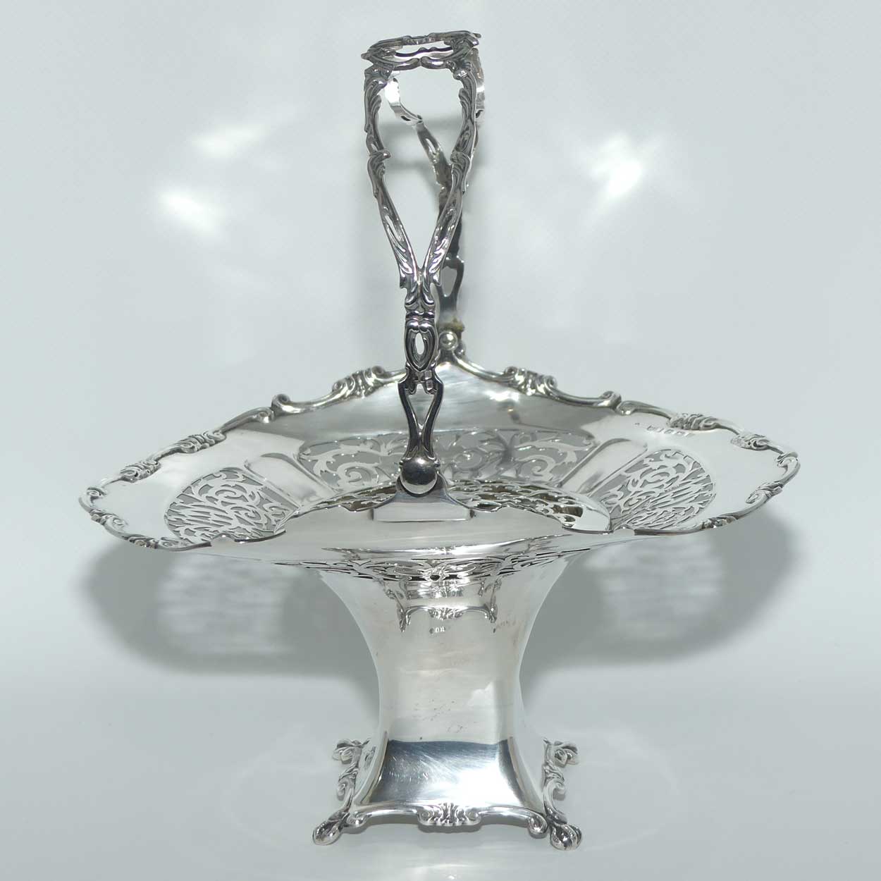 George V Sterling Silver potpourri basket | Birmingham 1911