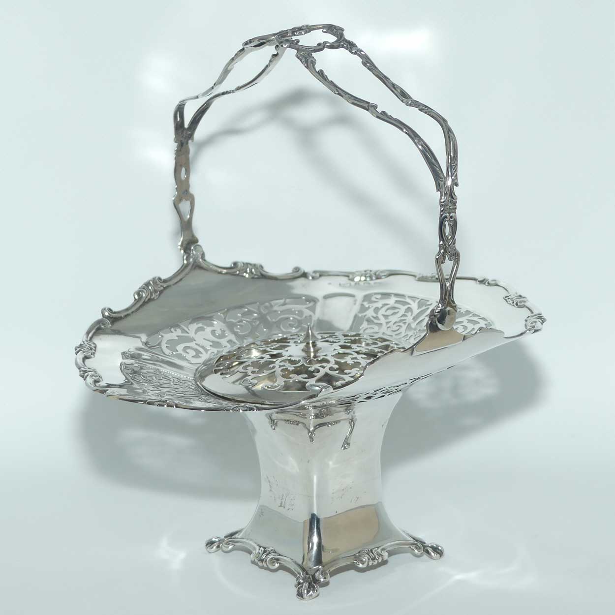 George V Sterling Silver potpourri basket | Birmingham 1911