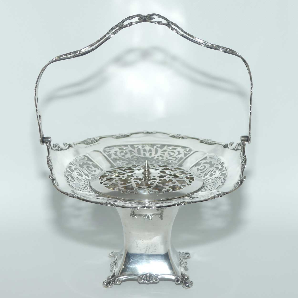 George V Sterling Silver potpourri basket | Birmingham 1911
