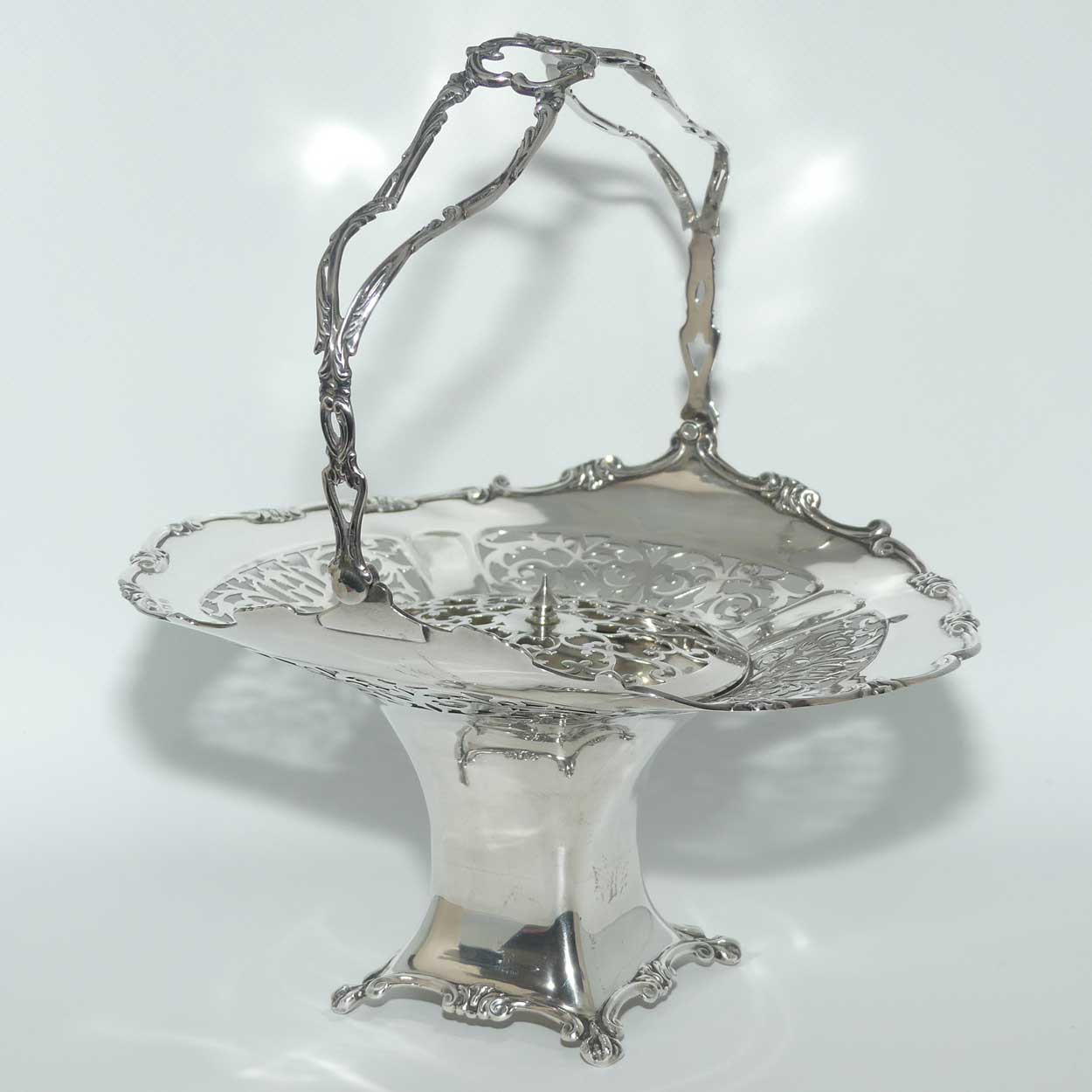 George V Sterling Silver potpourri basket | Birmingham 1911