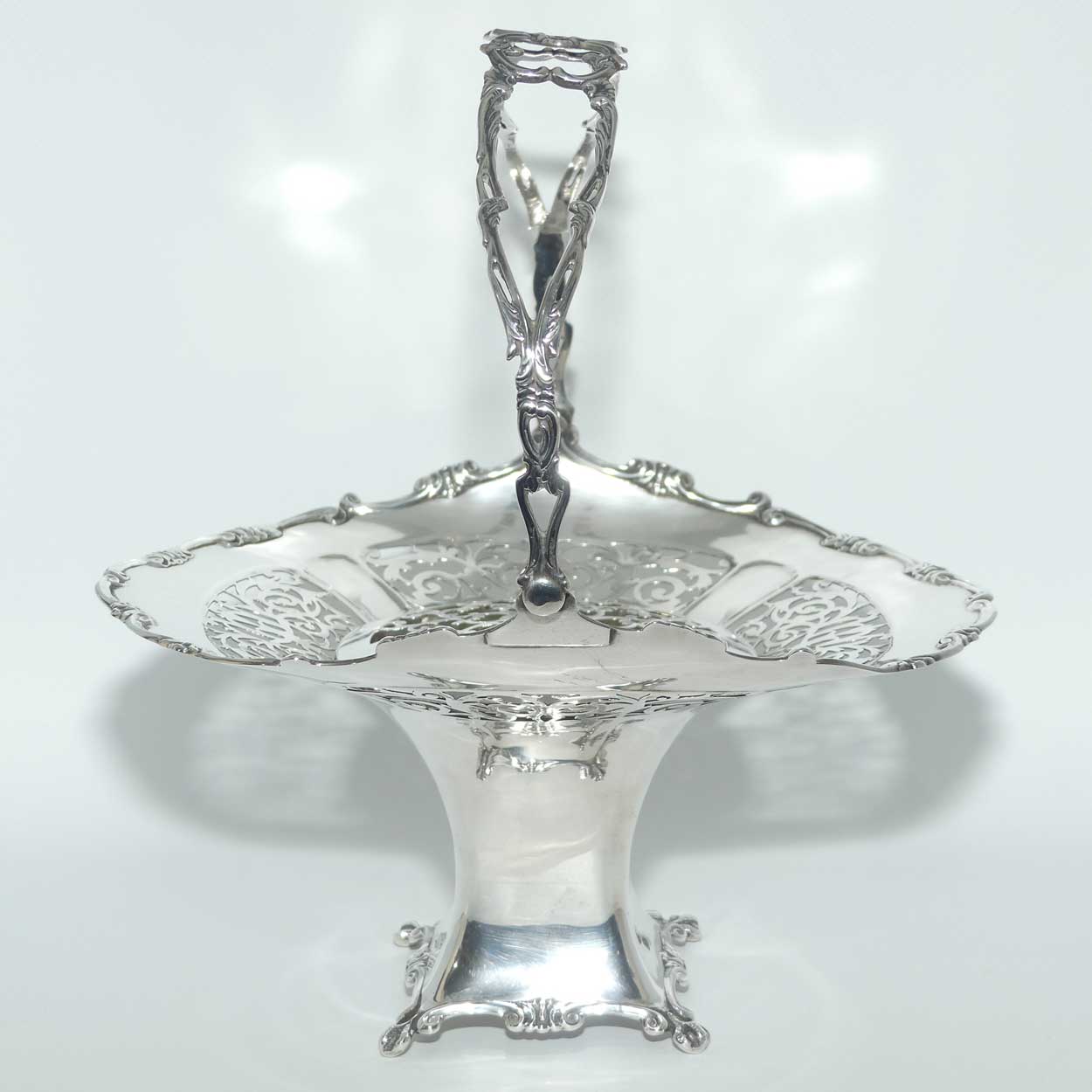 George V Sterling Silver potpourri basket | Birmingham 1911