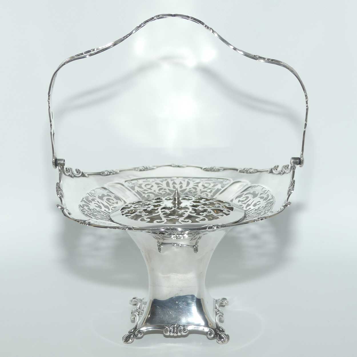 George V Sterling Silver potpourri basket | Birmingham 1911