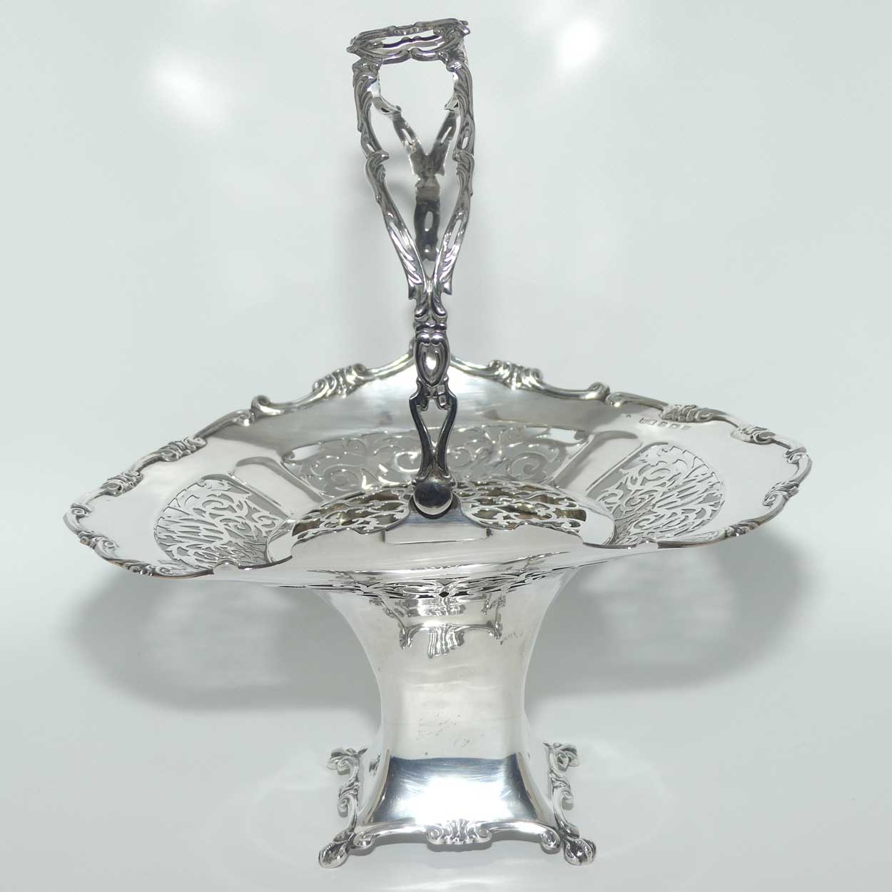 George V Sterling Silver potpourri basket | Birmingham 1911