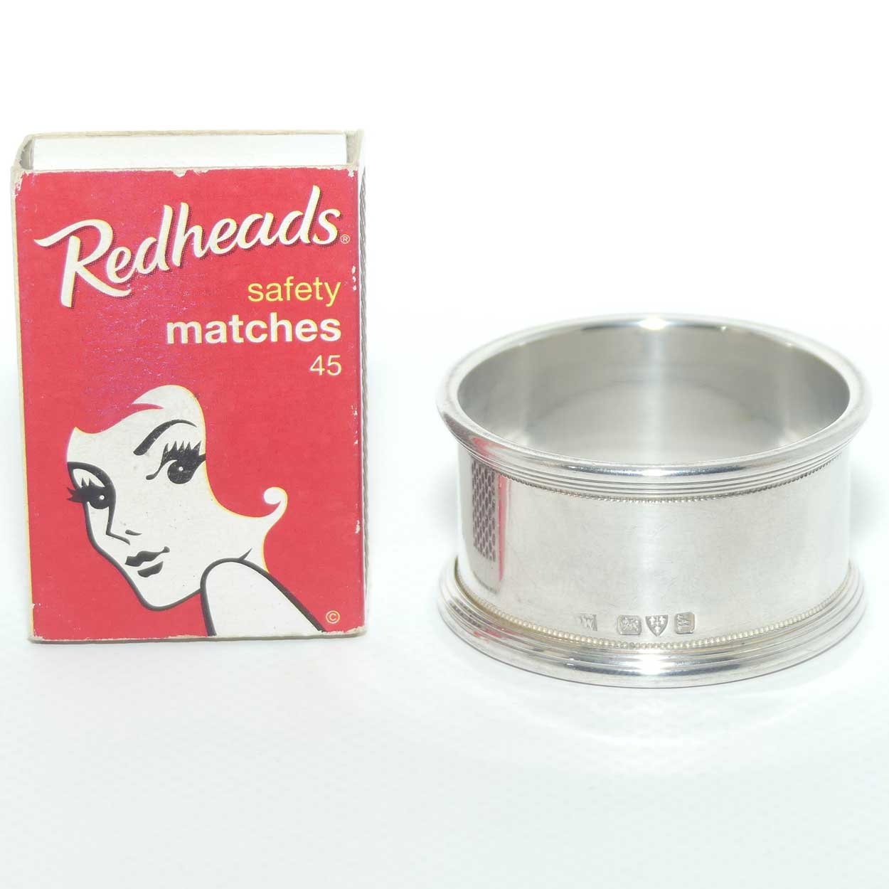 Edwardian era Sterling Silver napkin or serviette ring | Chester 1912 | 17g