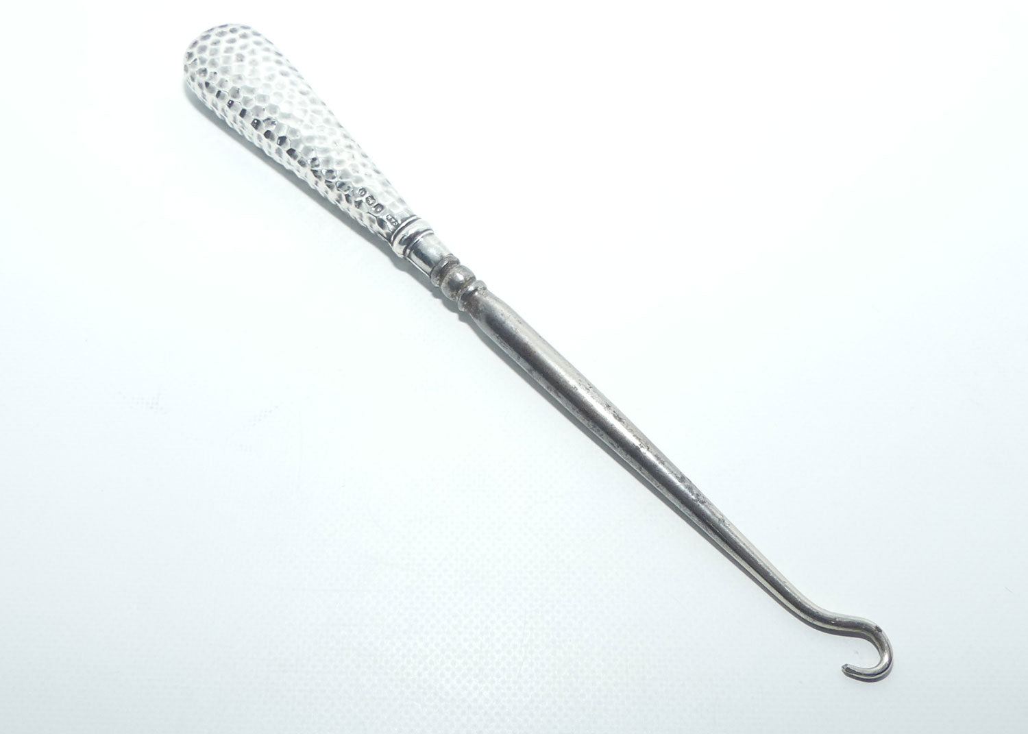 Sterling Silver Ladies Button or Corset hook | Birmingham 1913