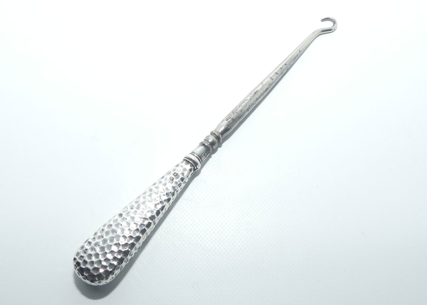 Sterling Silver Ladies Button or Corset hook | Birmingham 1913