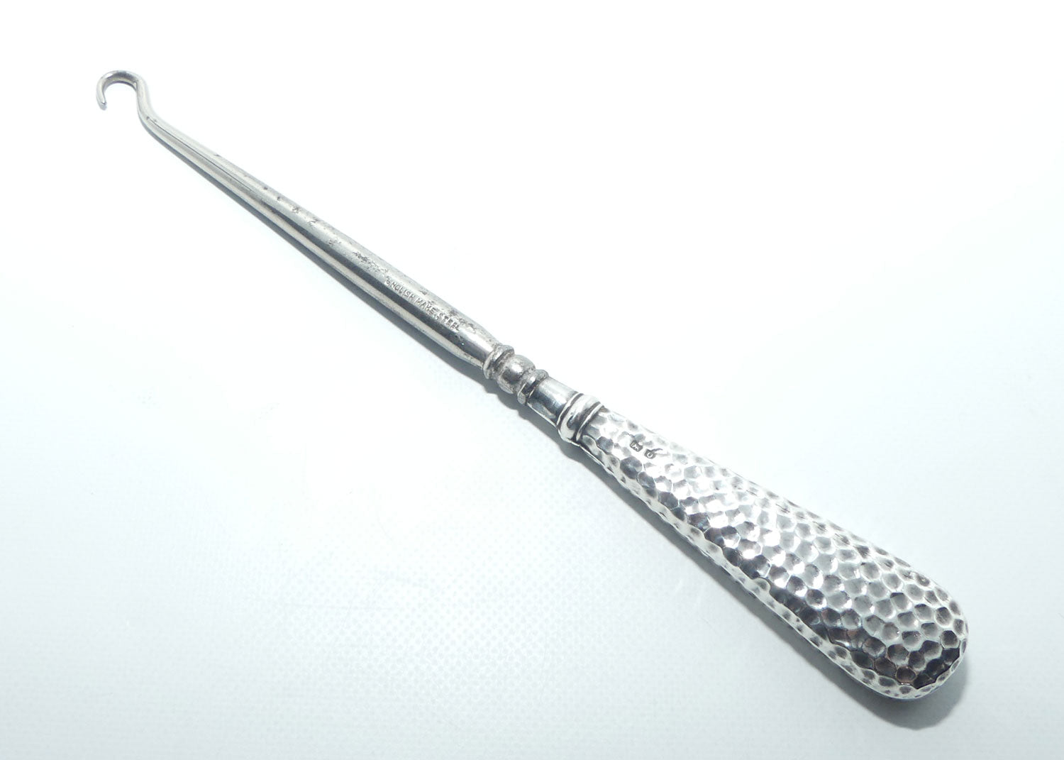 Sterling Silver Ladies Button or Corset hook | Birmingham 1913