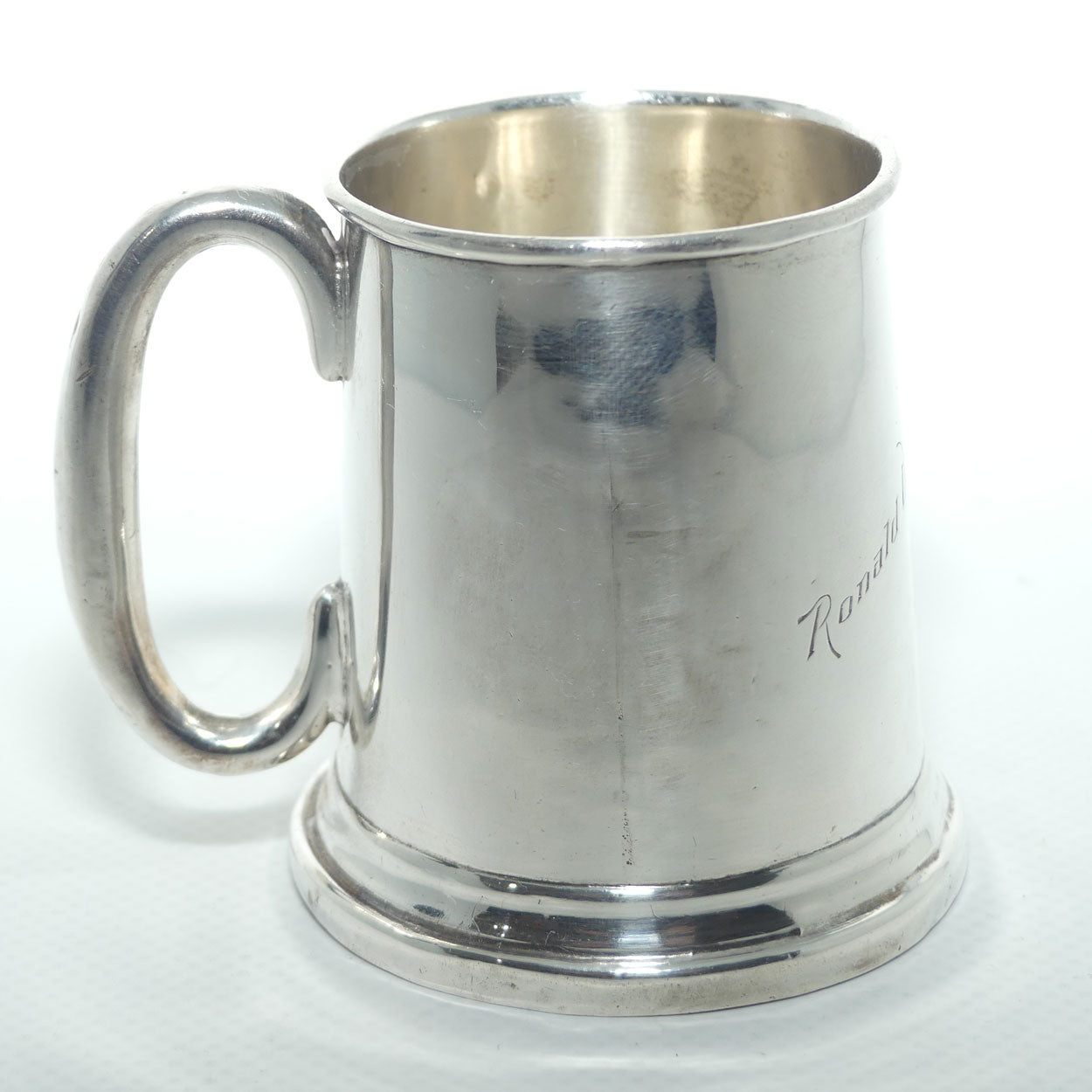 Sterling Silver Christening mug in original box | Birmingham 1916 | 60.77gms