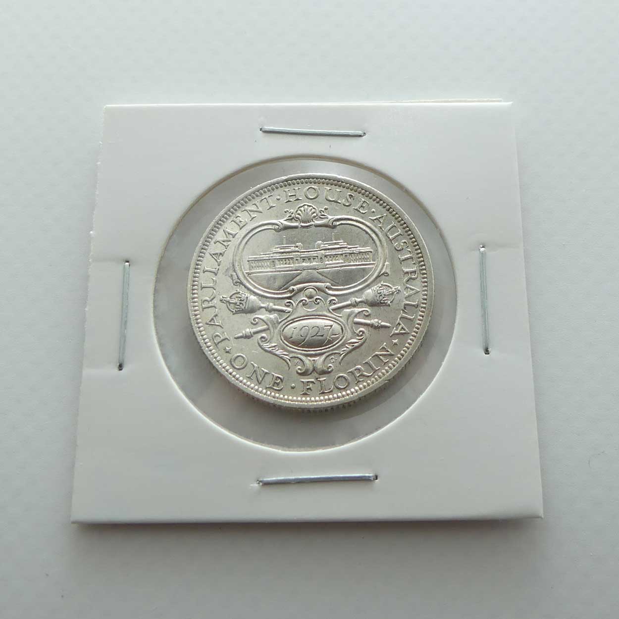 1927 Australia Canberra Florin | Parliament House