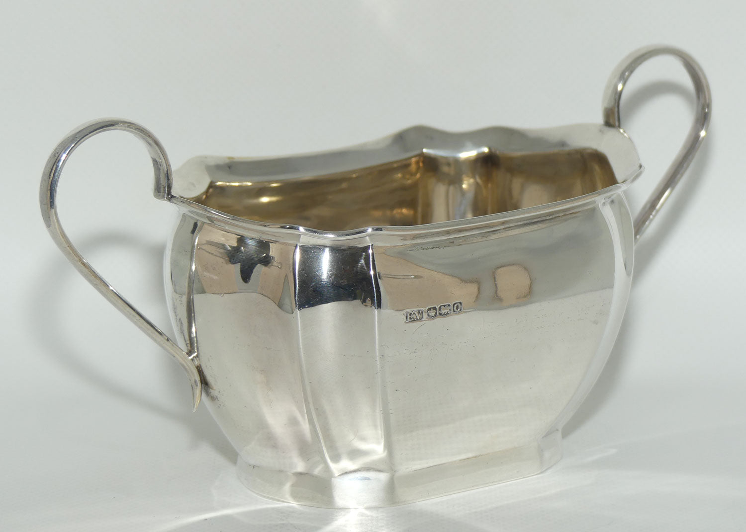 Art Deco Sterling Silver 3 piece tea service | Sheffield 1931 | 1100g | Emile Viner