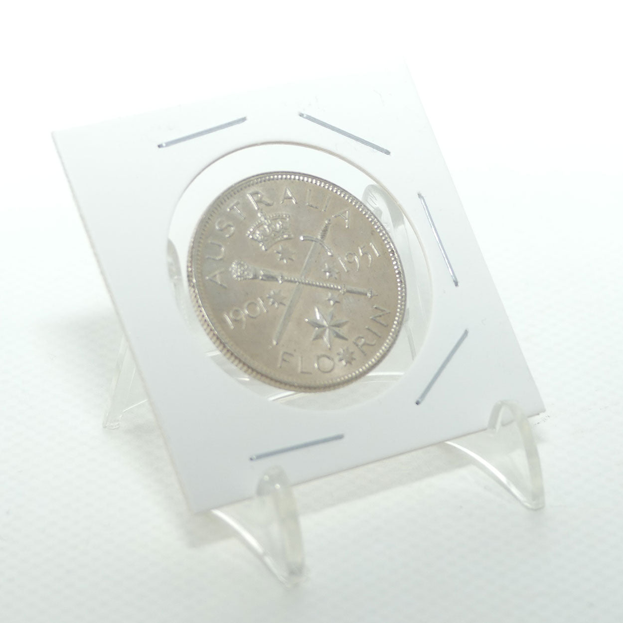 RAM 1951 Geo VI 50 Years of Federation Florin | EF+