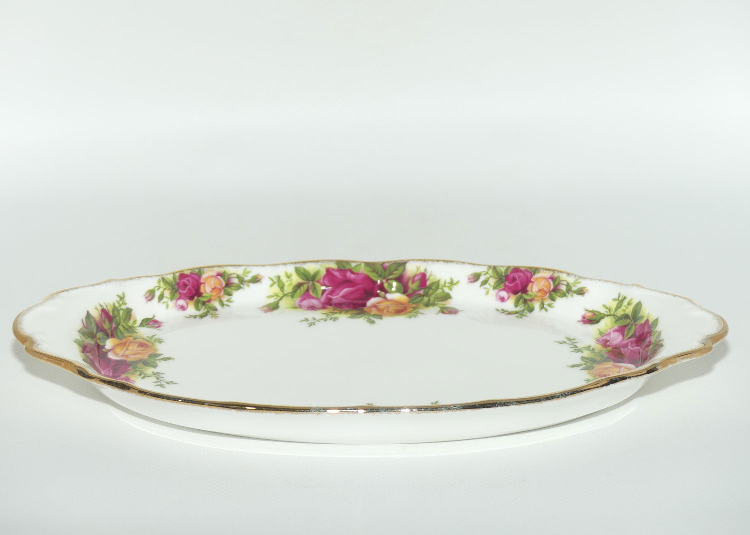 Royal Albert Bone China England Old Country Roses Milk and Sugar on Tray | Tea Size | © 1962 Royal Albert Ltd backstamp | #2
