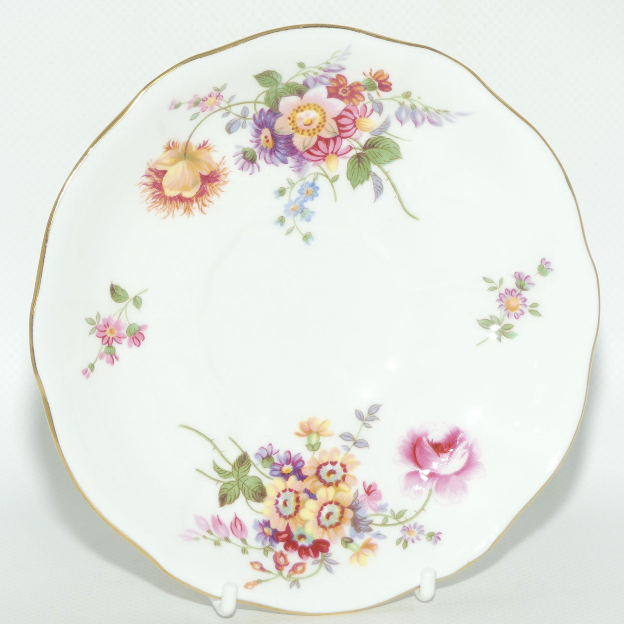 Royal Crown Derby Derby Posies tea duo | c.1965
