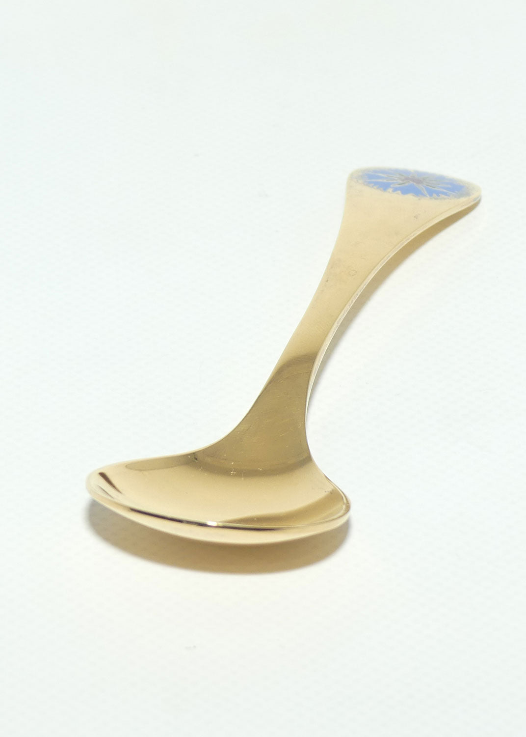 Georg Jensen Sterling Silver and Gold Vermeil Annual Spoon with inset enamel decoration | 1972