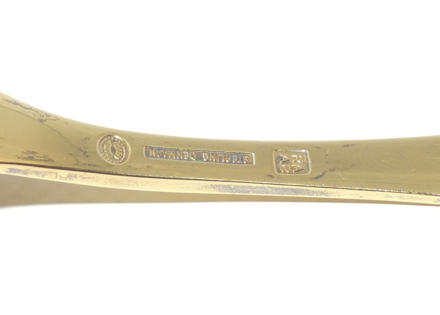 Georg Jensen Sterling Silver and Gold Vermeil Annual Spoon with inset enamel decoration | 1972