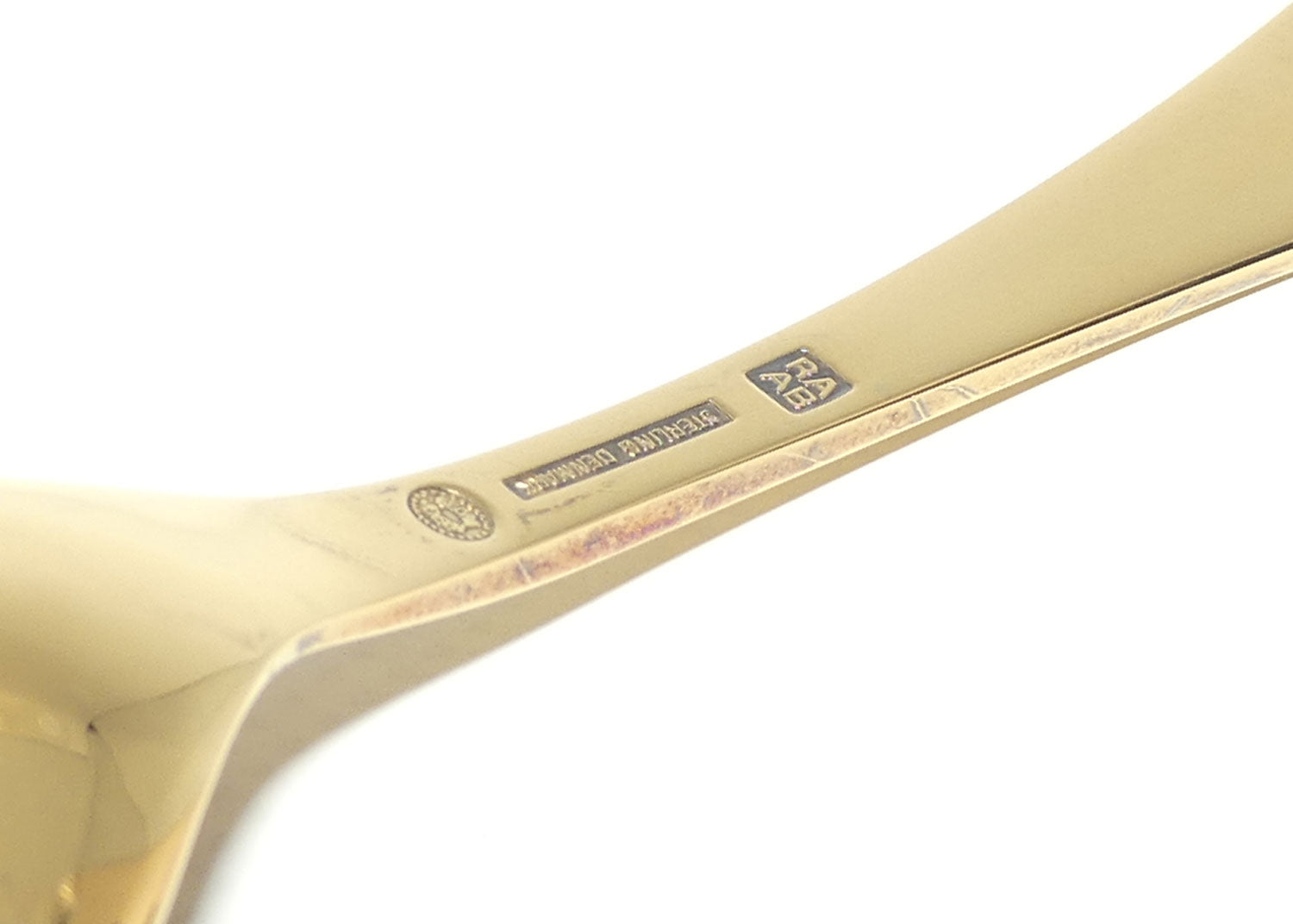 Georg Jensen Sterling Silver and Gold Vermeil Annual Spoon with inset enamel decoration | 1974
