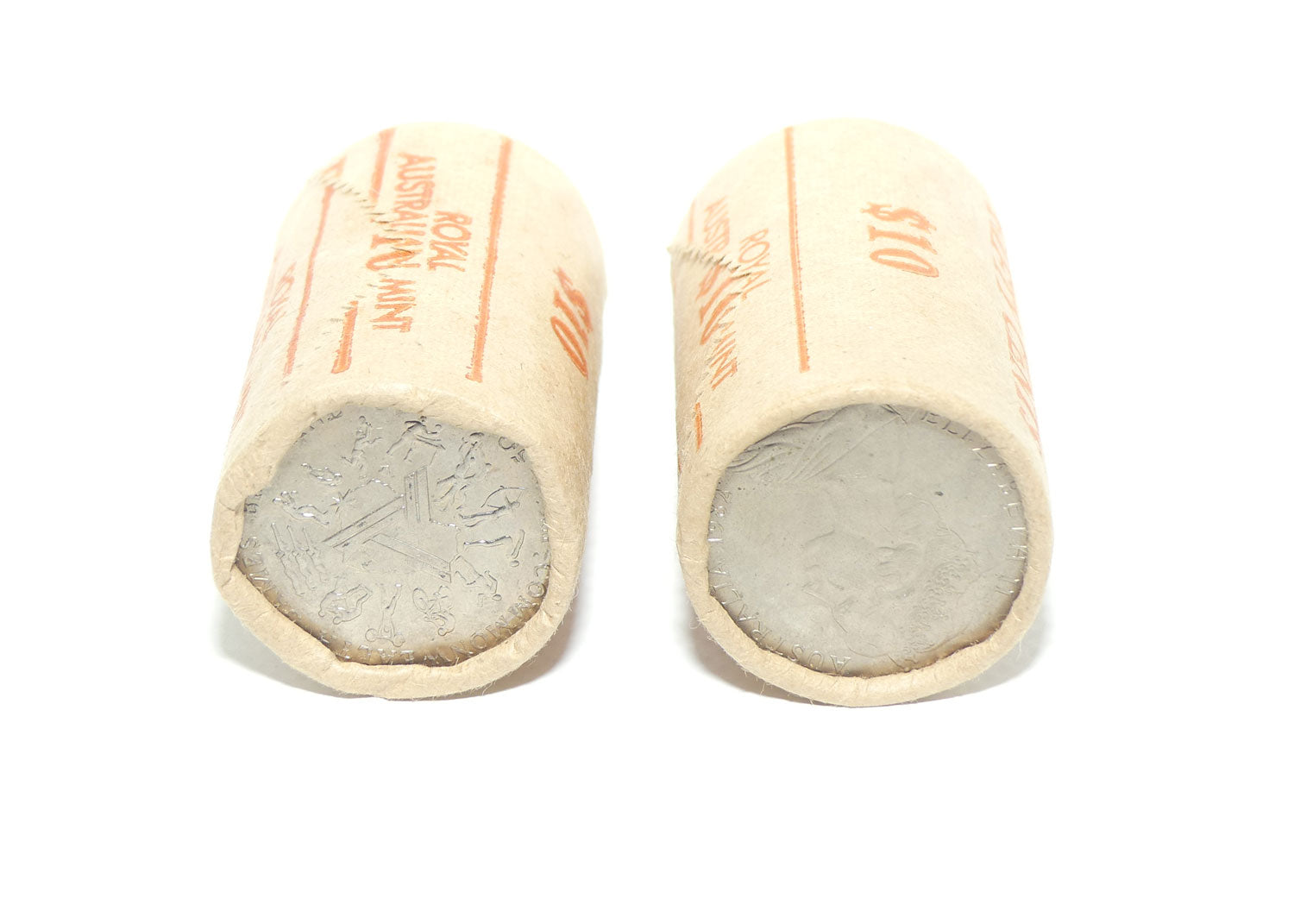 RAM 1982 Australia Commonwealth Games 50c $10 Mint Rolls | 2 rolls in total