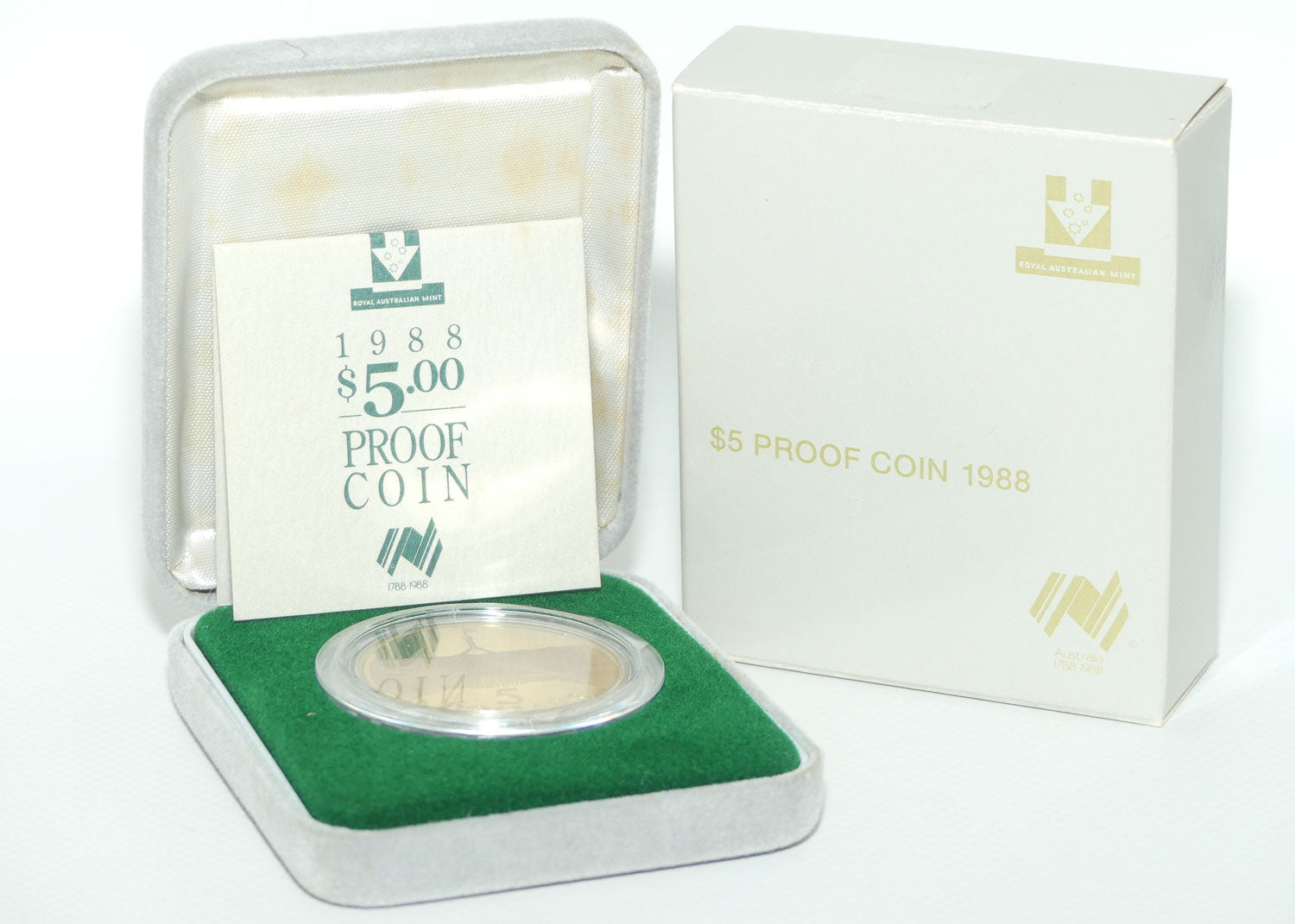 RAM 1988 $5 Proof Coin | Australian BiCentenary New Parliament House