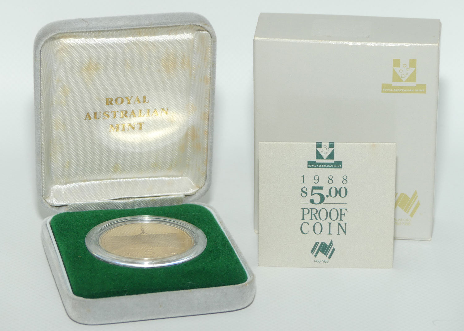RAM 1988 $5 Proof Coin | Australian BiCentenary New Parliament House