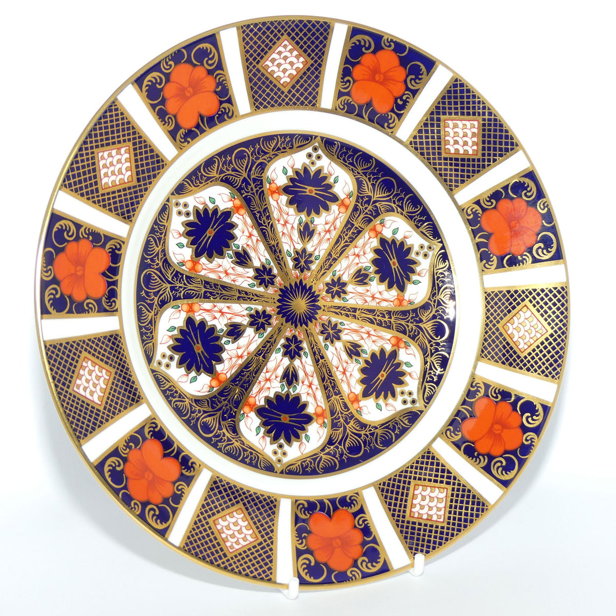 Royal Crown Derby Old Imari 1128 plate | 21.5cm diam | c.1991