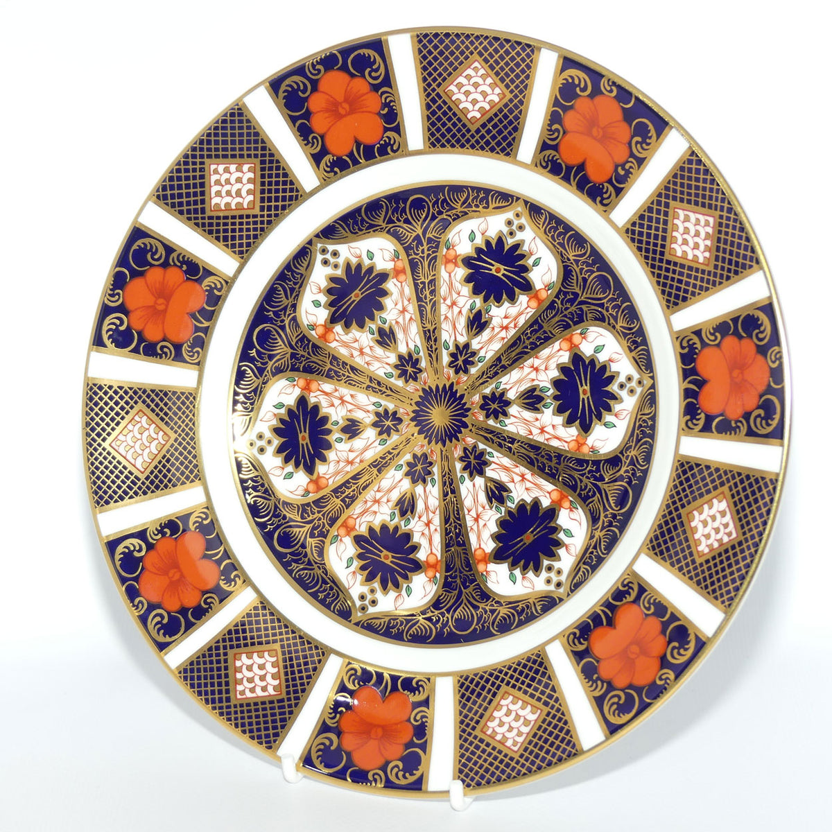 Royal Crown Derby Old Imari 1128 plate | 21.5cm diam | c.1991