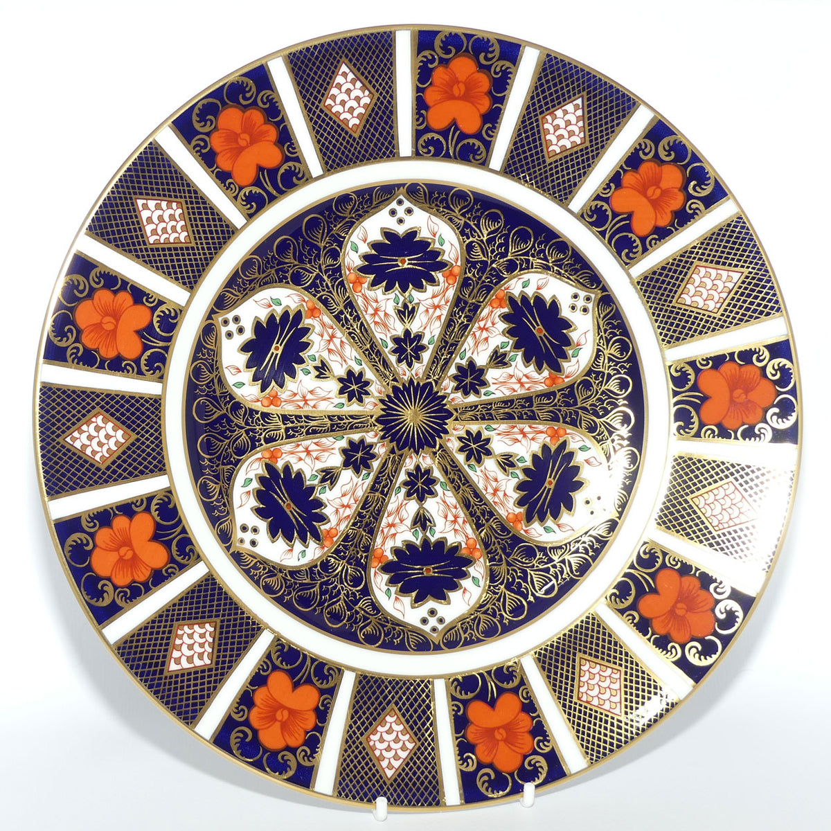 Royal Crown Derby Old Imari 1128 plate | 27cm diam | c.1991