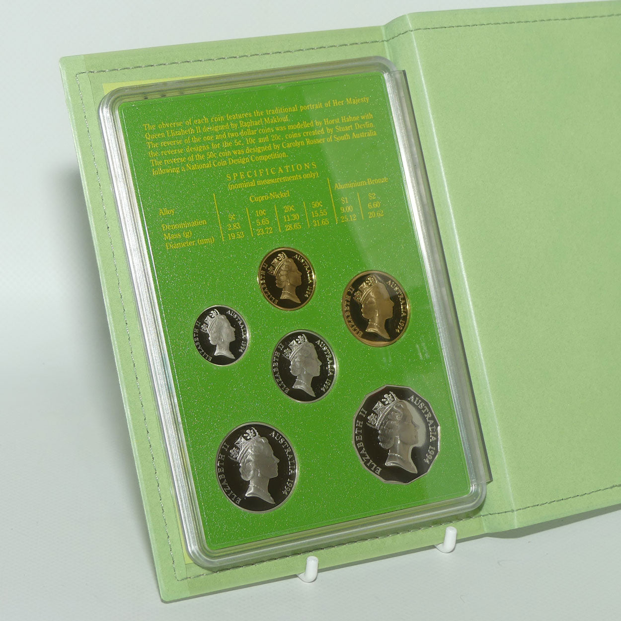 RAM 1994 Proof Coin Set | Featuring Year of the Family 50 cents